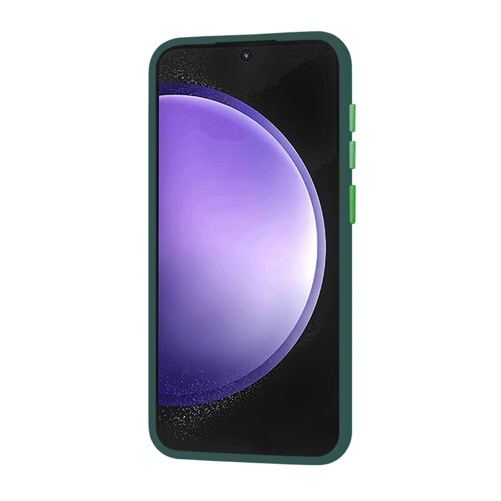 Maska za Samsung Galaxy S23 FE S711, Techsuit, HaloFrost, Zelena