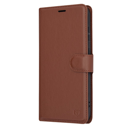 Futrola za Samsung Galaxy S23 FE S711, Techsuit, Kožna Folio, Smeđa