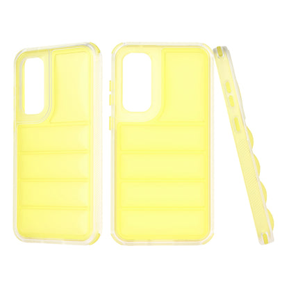 Maska za Samsung Galaxy S23 FE S711, Techsuit, Wave Shield, Žuta