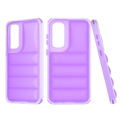 Maska za Samsung Galaxy S23 FE S711, Techsuit, Wave Shield, Ljubičasta
