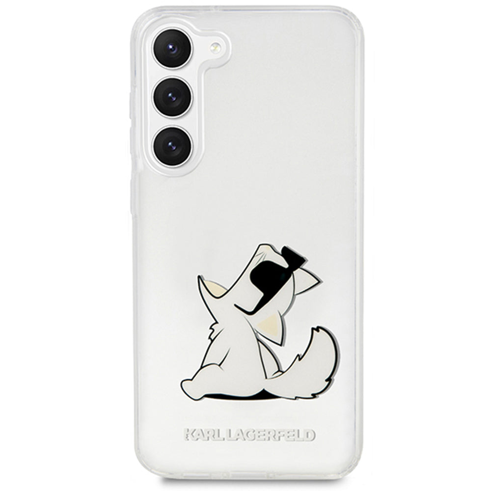Futrola za Samsung Galaxy S23+ S916, Karl Lagerfeld, Choupette Eat, Prozirna