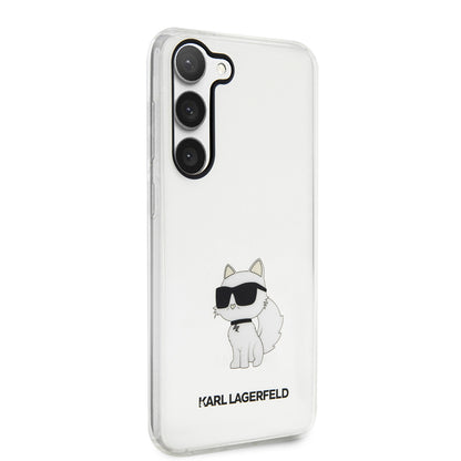 Futrola za Samsung Galaxy S23+ S916, Karl Lagerfeld, Ikonik Choupette, Prozirna