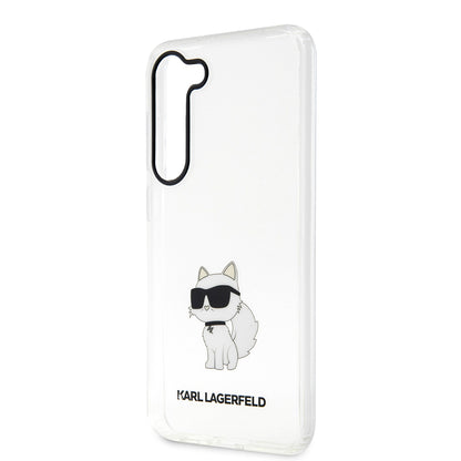 Futrola za Samsung Galaxy S23+ S916, Karl Lagerfeld, Ikonik Choupette, Prozirna
