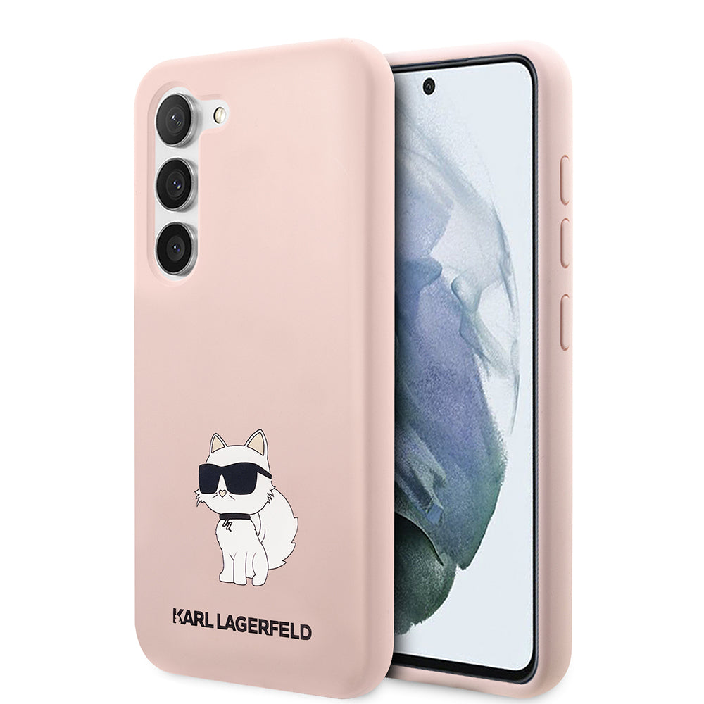 Futrola za Samsung Galaxy S23+ S916, Karl Lagerfeld, Silicone Choupette, Roza