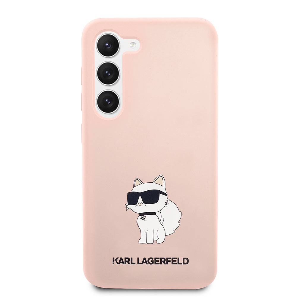 Futrola za Samsung Galaxy S23+ S916, Karl Lagerfeld, Silicone Choupette, Roza