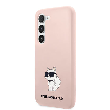 Futrola za Samsung Galaxy S23+ S916, Karl Lagerfeld, Silicone Choupette, Roza