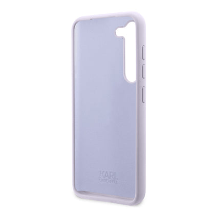 Futrola za Samsung Galaxy S23+ S916, Karl Lagerfeld, Silicone Ikonik Karl, Ljubičasta