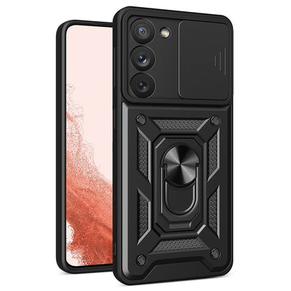 Maska za Samsung Galaxy S23+ S916, Techsuit, CamShield, Crna
