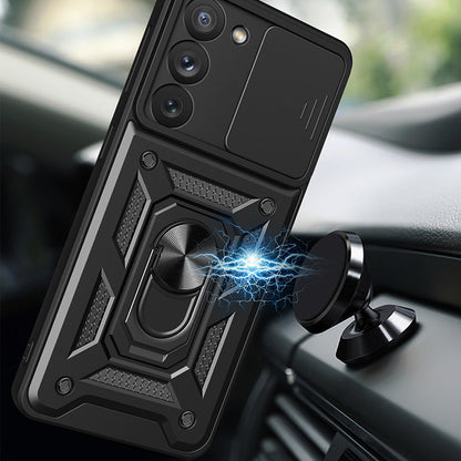 Maska za Samsung Galaxy S23+ S916, Techsuit, CamShield, Crna