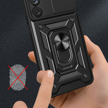 Maska za Samsung Galaxy S23+ S916, Techsuit, CamShield, Crna