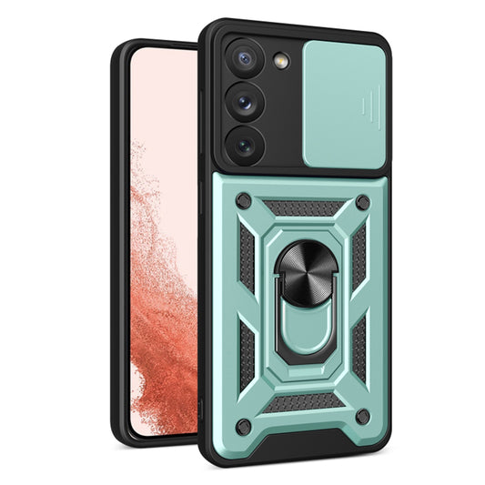 Maska za Samsung Galaxy S23+ S916, Techsuit, CamShield, Zelena
