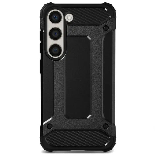 Husa pentru Samsung Galaxy S23+ S916, Techsuit, Hybrid Armor, Neagra