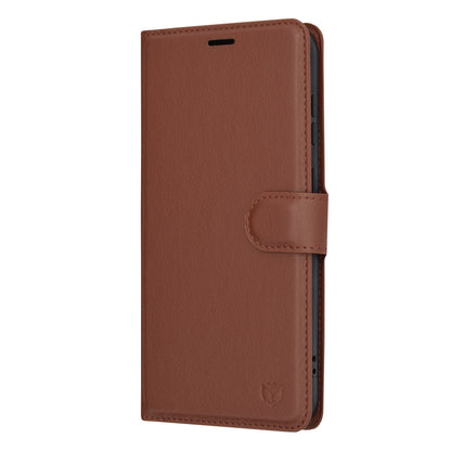 Futrola za Samsung Galaxy S23+ S916, Techsuit, Kožna Folio, Smeđa