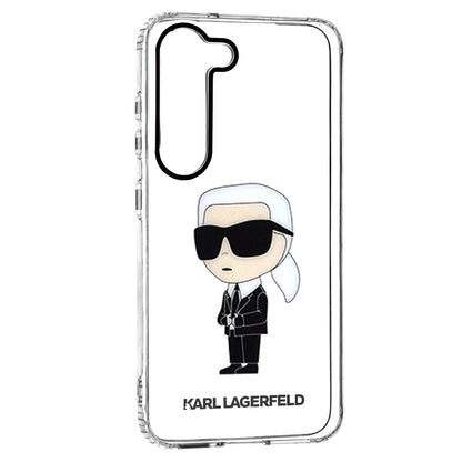 Futrola za Samsung Galaxy S23 S911, Karl Lagerfeld, Ikonik Karl, Prozirna