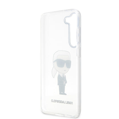 Futrola za Samsung Galaxy S23 S911, Karl Lagerfeld, Ikonik Karl, Prozirna