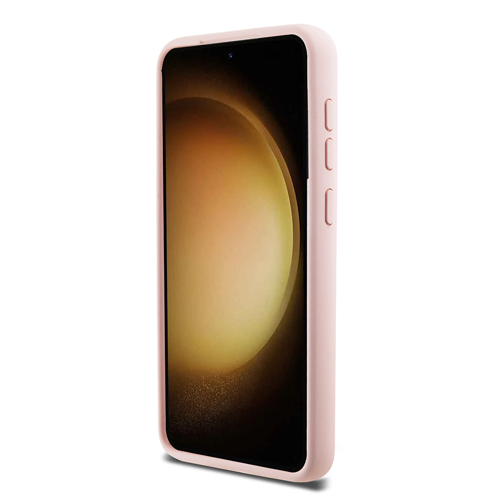 Futrola za Samsung Galaxy S23 S911, Karl Lagerfeld, Silicone Choupette Metal, Roza