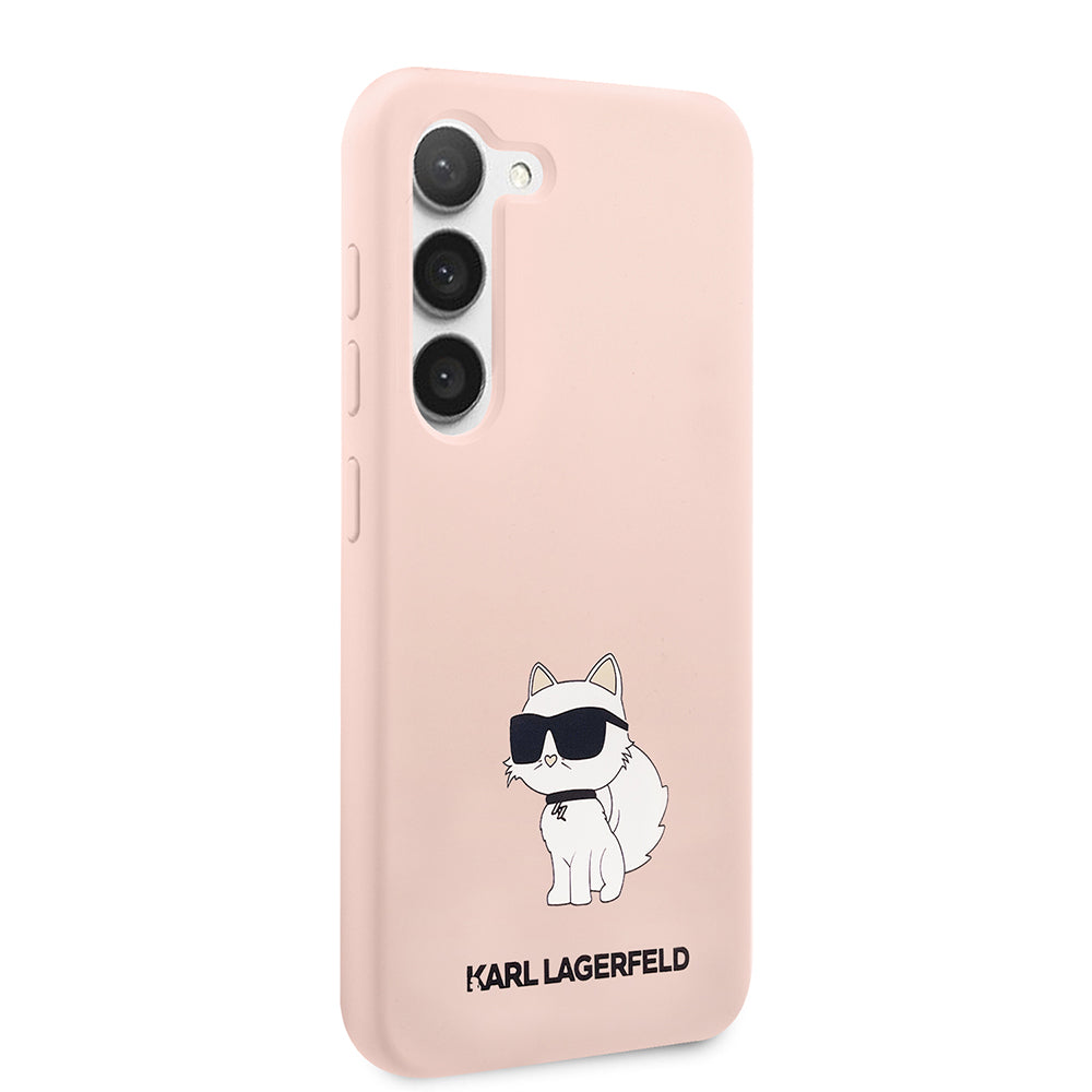 Futrola za Samsung Galaxy S23 S911, Karl Lagerfeld, Silicone Choupette, Roza