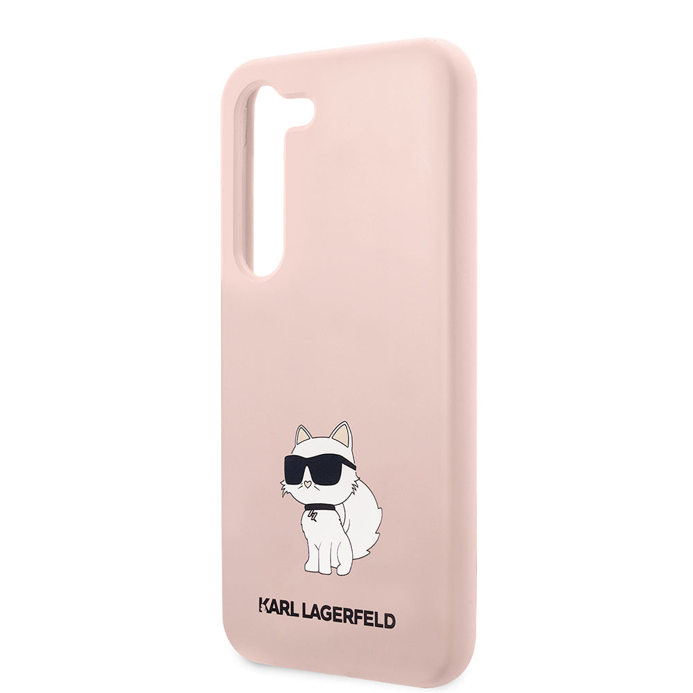Futrola za Samsung Galaxy S23 S911, Karl Lagerfeld, Silicone Choupette, Roza