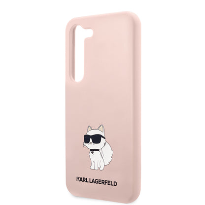 Futrola za Samsung Galaxy S23 S911, Karl Lagerfeld, Silicone Choupette, Roza