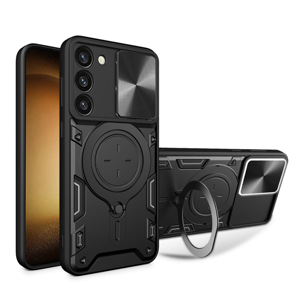 Maska za Samsung Galaxy S23 S911, Techsuit, CamGuard Pro, Crna