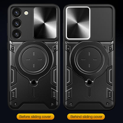 Maska za Samsung Galaxy S23 S911, Techsuit, CamGuard Pro, Crna