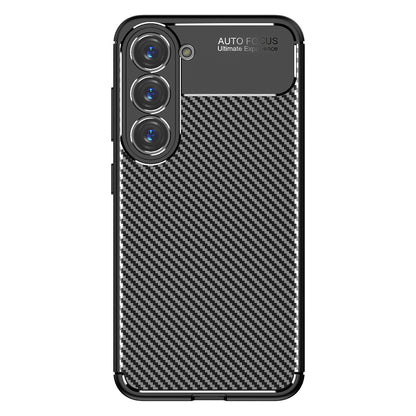 Maska za Samsung Galaxy S23 S911, Techsuit, CarbonFiber, Crna