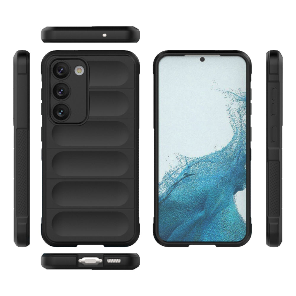 Maska za Samsung Galaxy S23 S911, Techsuit, Magic Shield, Crna
