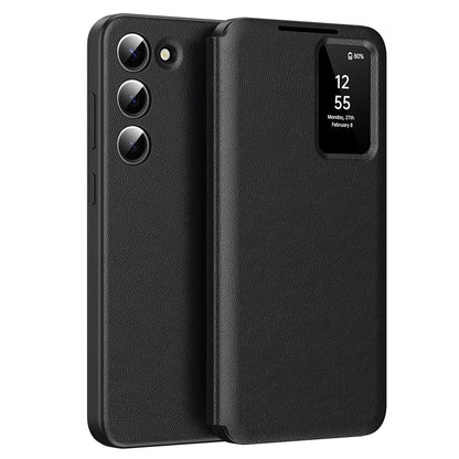 Maska za Samsung Galaxy S23 S911, Techsuit, SmartView, Crna