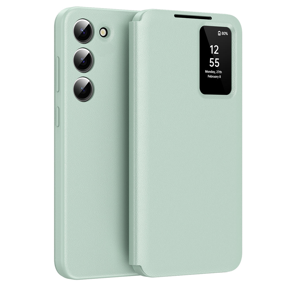 Futrola za Samsung Galaxy S23 S911, Techsuit, SmartView, Zelena