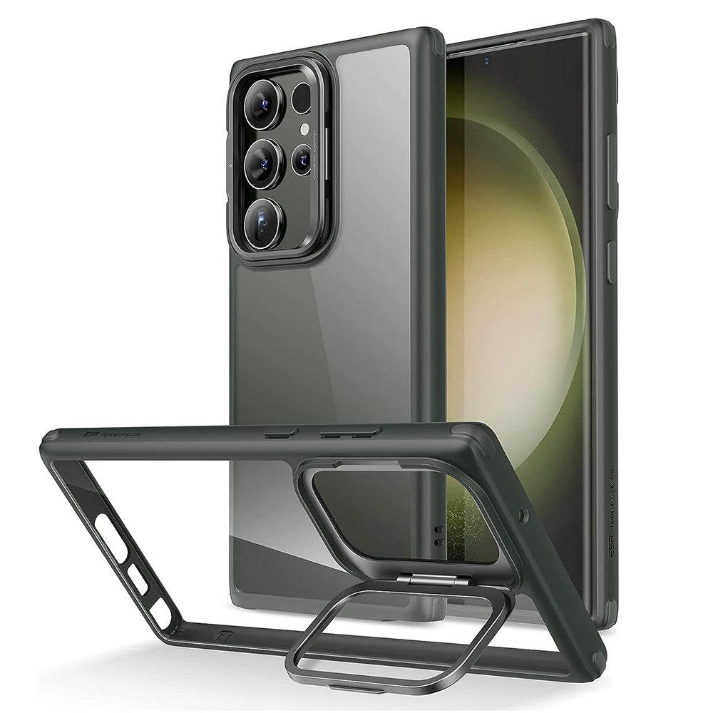 Futrola za Samsung Galaxy S23 Ultra S918, ESR, Classic Kickstand, Prozirno Zelena