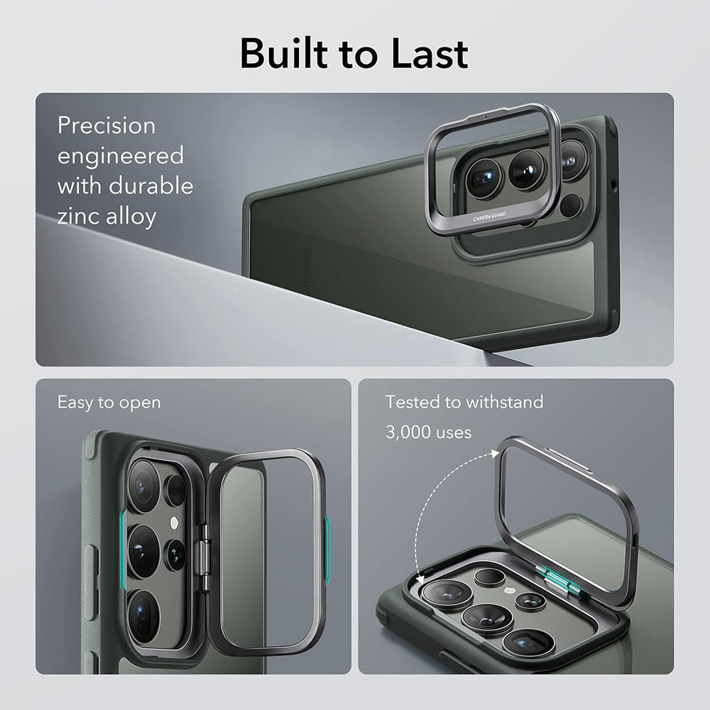 Futrola za Samsung Galaxy S23 Ultra S918, ESR, Classic Kickstand, Prozirno Zelena