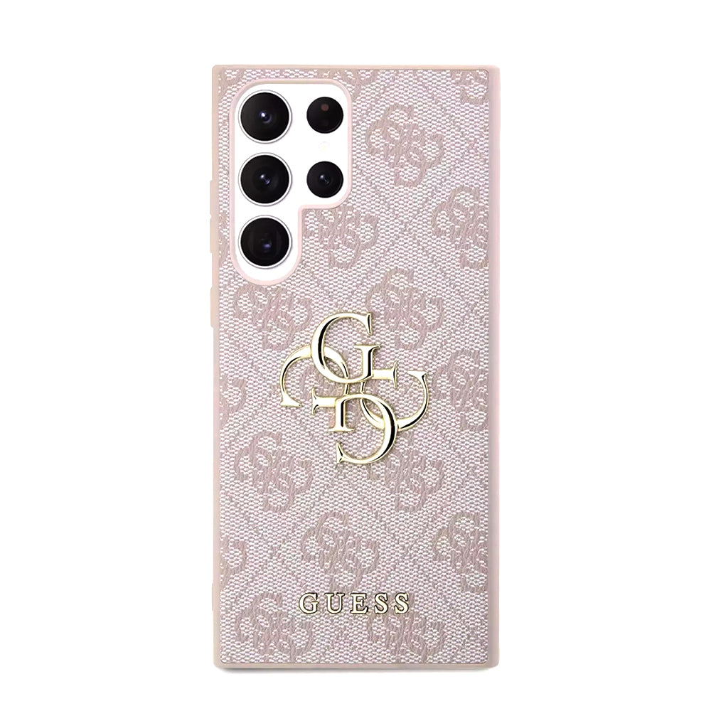 Futrola za Samsung Galaxy S23 Ultra S918, Guess, 4G Big Logo, Roza