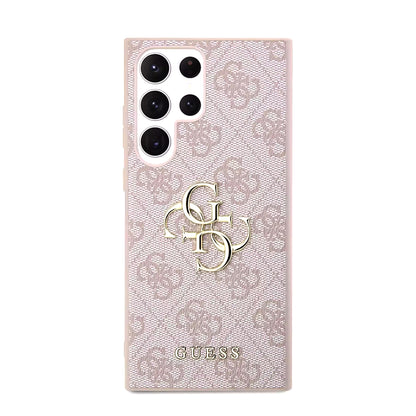 Futrola za Samsung Galaxy S23 Ultra S918, Guess, 4G Big Logo, Roza