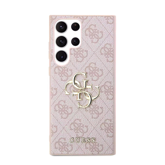Futrola za Samsung Galaxy S23 Ultra S918, Guess, 4G Big Logo, Roza