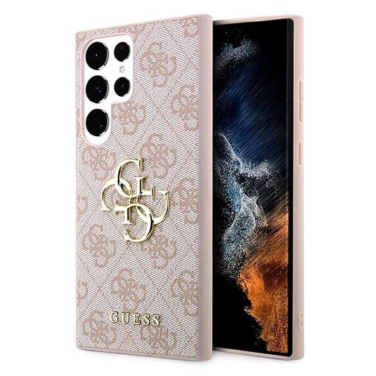 Futrola za Samsung Galaxy S23 Ultra S918, Guess, 4G Big Logo, Roza