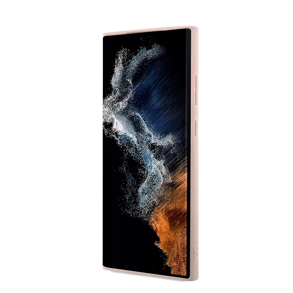 Futrola za Samsung Galaxy S23 Ultra S918, Guess, 4G Big Logo, Roza
