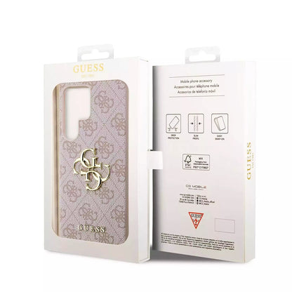 Futrola za Samsung Galaxy S23 Ultra S918, Guess, 4G Big Logo, Roza