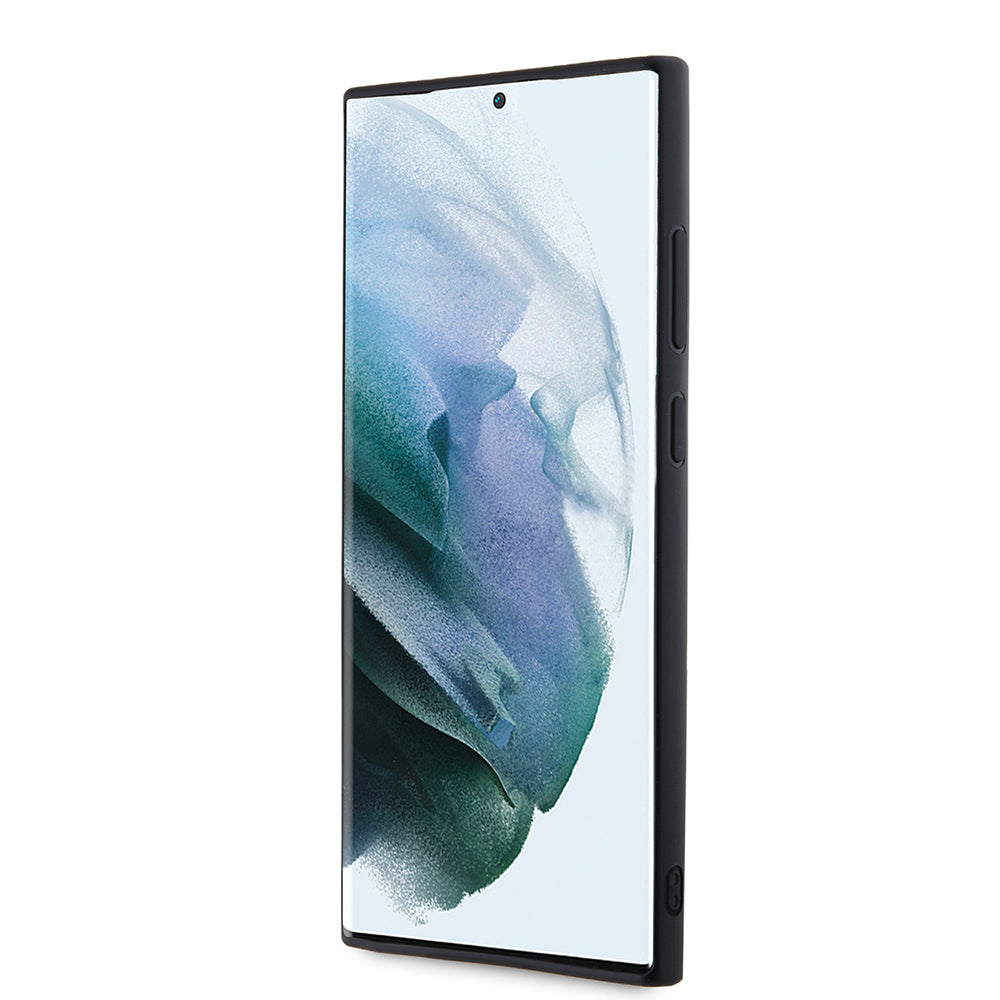 Futrola za Samsung Galaxy S23 Ultra S918, Karl Lagerfeld, 3D Rubber Glitter Logo, Crna