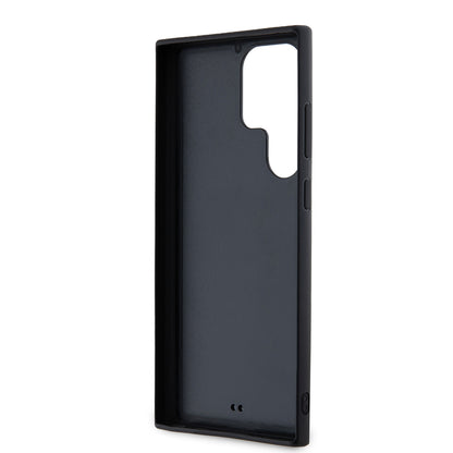 Futrola za Samsung Galaxy S23 Ultra S918, Karl Lagerfeld, 3D Rubber Glitter Logo, Crna