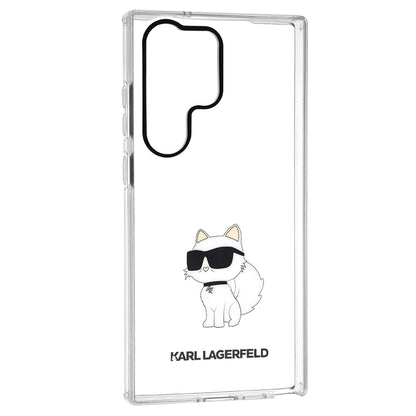 Futrola za Samsung Galaxy S23 Ultra S918, Karl Lagerfeld, Ikonik Choupette, Prozirna