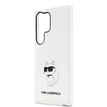Futrola za Samsung Galaxy S23 Ultra S918, Karl Lagerfeld, Ikonik Choupette, Prozirna