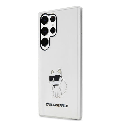 Futrola za Samsung Galaxy S23 Ultra S918, Karl Lagerfeld, Ikonik Choupette, Prozirna