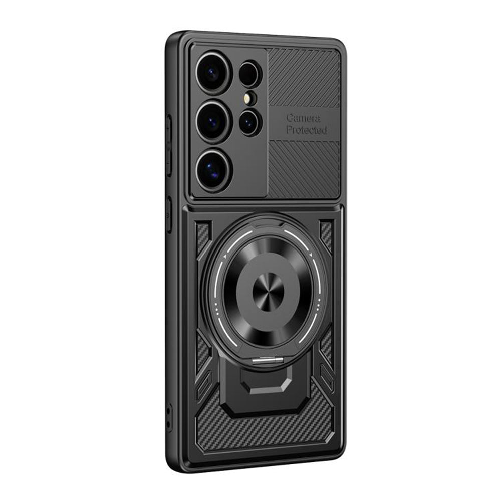 Maska za Samsung Galaxy S23 Ultra S918, Techsuit, RuggedCam, Crna