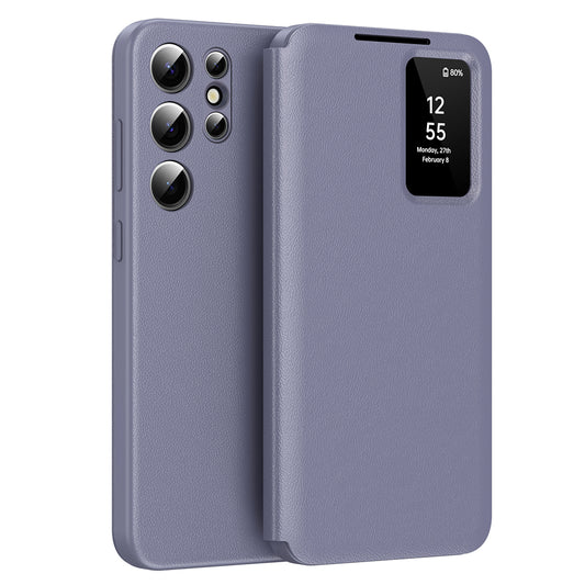Maska za Samsung Galaxy S23 Ultra S918, Techsuit, SmartView, Ljubičasta