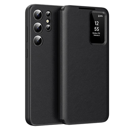 Futrola za Samsung Galaxy S23 Ultra S918, Techsuit, SmartView, Crna