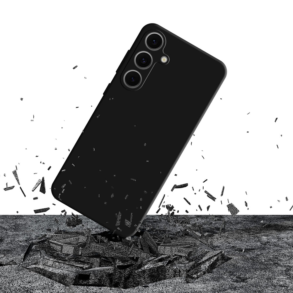 Maska za Samsung Galaxy S24 FE S721, 3MK, Silikonska, Crna