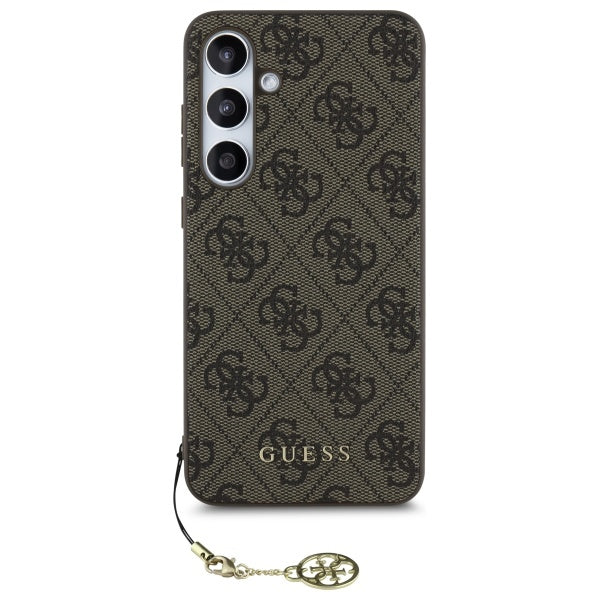 Futrola za Samsung Galaxy S24 FE S721, Guess, 4G Charm, smeđa