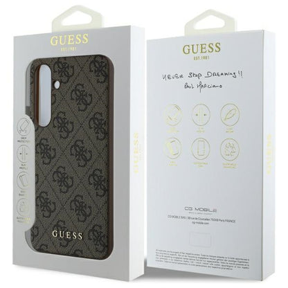 Futrola za Samsung Galaxy S24 FE S721, Guess, 4G Charm, smeđa