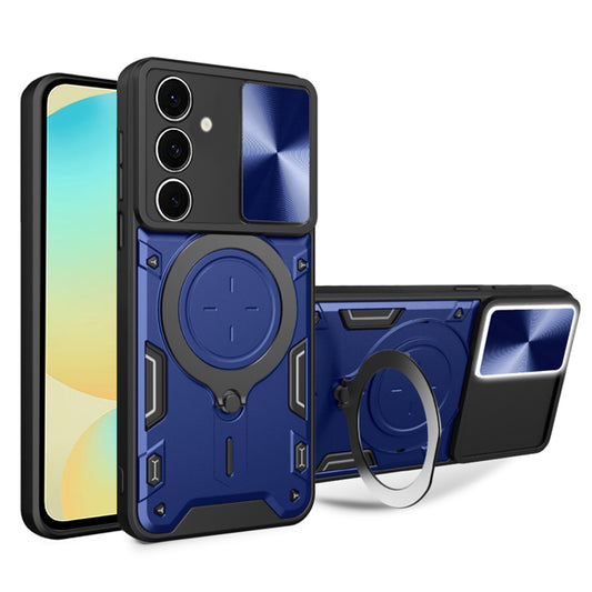 Maska za Samsung Galaxy S24 FE S721, Techsuit, CamGuard Pro, Plava