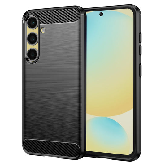 Maska za Samsung Galaxy S24 FE S721, Techsuit, Karbon, Crna
